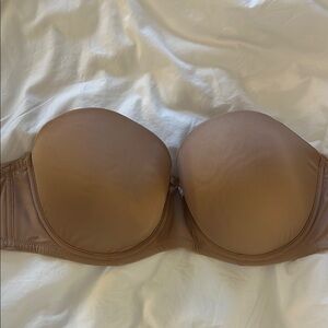 Seamless Tan Strapless/convertible Bra